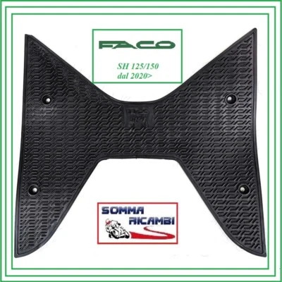 TAPPETINO POGGIAPIEDI con Viti Nero FACO Honda SH 125 - 150 dal 2020>