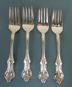 International Deep Silver SilverPlate ORLEANS Set of 4 Salad Forks - Picture 1 of 4