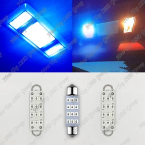 3x Blue LED Interior Map Dome Lights Bulbs for 88-98 Chevy Silverado GMC Sierra - Picture 1 of 6