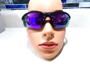 GAFAS DE SOL NEGRAS ESPEJADAS MORADAS FIREBALL BORDE ÓPTICO NUNCA USADAS-UNISEX TAIWANES - Imagen 1 de 6