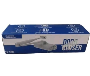 Door Closer FS-1306 by Fortress Hardware Company Left or Right Up To 145lb Door - Picture 1 of 7