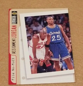 Michael Jordan 1996 Upper Deck Collector's Choice File No.MJ23 "Nick Anderson" - Bild 1 von 2
