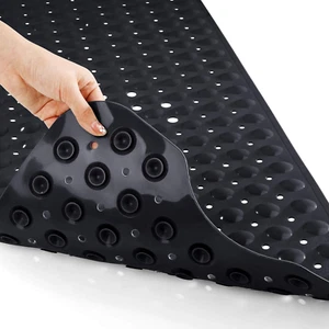 Bathtub Mat Non-Slip, Extra Long 16 x 40 Inch, Shower Mats for Bathroom Tub with - Picture 1 of 9