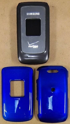 Samsung Knack SCH-U310 - Gray and Silver ( Verizon ) Cellular Flip Phone Bundled - Image 1 of 4