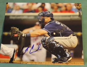 FOTO DE BÉISBOL FIRMADA POR LOS TAMPA BAY RAYS DE CASALI, CURT 2014--2017 - Imagen 1 de 1