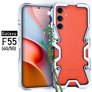 For Samsung Galaxy F55 Case Rock Punk Style Metal Phone border Bumper Frame - Picture 1 of 24