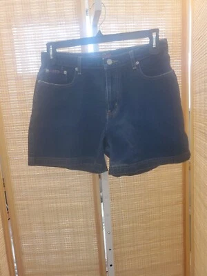Mountain Lake Jean Company Womens Shorts Size 10 Blue Denim Dark Wash Mid Rise - Image 1 of 4