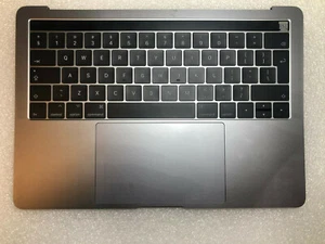Teclado gris espacial con estuche superior para Macbook Pro Retina 13" Touch Bar A1706 - Imagen 1 de 4