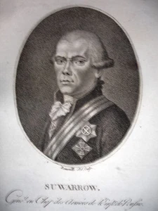 Suwarow Russia Original Etching - Picture 1 of 1
