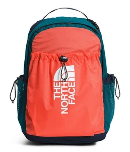 The North Face Bozer Mens Backpack Retro Orange/Blue Coral/Summit Navy - Picture 1 of 7