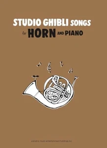 Studio Ghibli Songs for Horn and Piano Sheet Music Book English Version F/S NEW - Picture 1 of 7