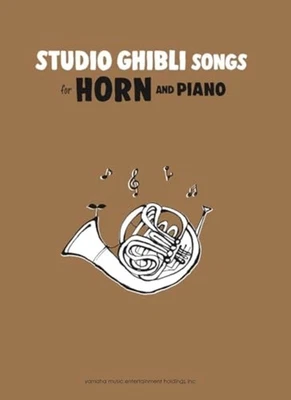 Studio Ghibli Songs for Horn and Piano Sheet Music Book English Version F/S NEW - Image 1 of 4