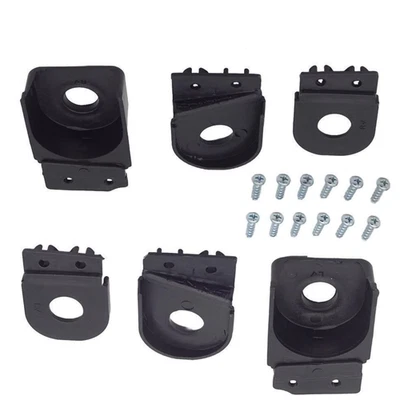 A6 Both Front Headlamp Mounting Repair Brackets Fits 2005-2011 Audi - Image 1 of 4