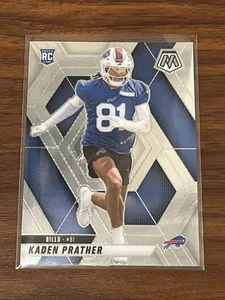 2025 Panini Mosaic Kaden Prather RC #343 Base Card Buffalo Bills - Bild 1 von 2