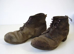 2 WK Soldaten Schuhe - Picture 1 of 13