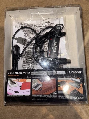 Roland UM-ONE MK2 USB Midi Interface - NEW NIP - Image 1 of 2