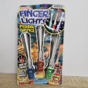 Fiber Optics Finger Lights Lazer Fingers Create Your Own Amazing Light Show New - Picture 1 of 7