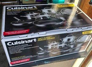 Cuisinart Chef’s Classic 11-teiliges Edelstahl Kochgeschirr Set Edelstahl - Bild 1 von 6