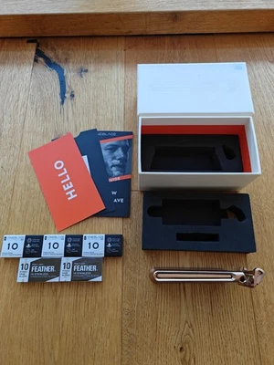 OneBlade Genesis Edelstahl Rose Gold Rasierer Single Edge - Bild 1 von 4