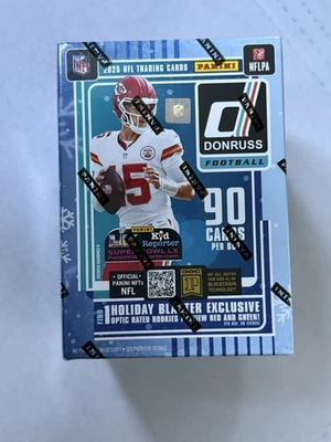 2025-26 NFL Donruss Football Holiday Blaster Box Sealed- **In Hand**