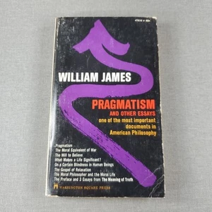 William James ~ Pragmatism 1970 Vintage Paperback Book - Picture 1 of 9