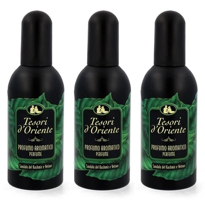 tesori d´Oriente Sandalo Kashmir & Vetiver 3x 100ml Eau de Toilette - Bild 1 von 4