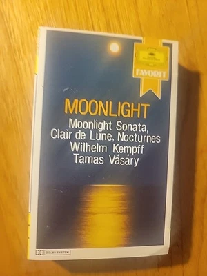Wilhelm Kempff - Tamas Vasary     moonlight sonata  Clair de lune   cassette - Image 1 of 3