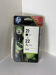 Oryginalny oryginalny HP 21 czarny + 22 trójkolorowe wkłady atramentowe SD367AE 2018 - Zdjęcie 1 z 4