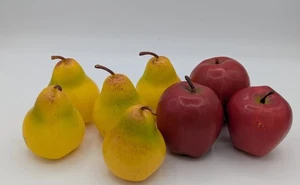 8 pezzi Made in Hong Kong realistico finto mele e pere decorazione plastica ๐๐ retrรฒ - Foto 1 di 15