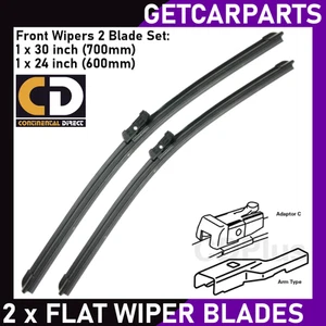 Citroen DS5 from 2011-2015 Front Wiper Blades (30" + 24") Exact Fit 1.6 / 2.0 - Picture 1 of 1