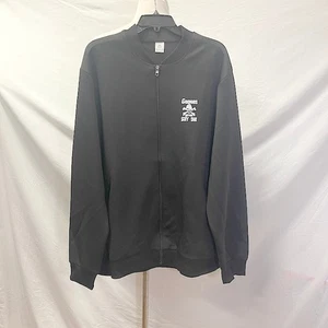 Goonies Black Zip Up Bomber Jacket Men's Size XXL - Picture 1 of 4