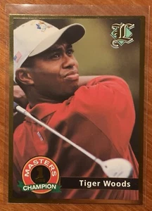 Tiger Woods 2001 Legends Sports Gold Foil Golf 1 Time Masters Champion - Bild 1 von 2