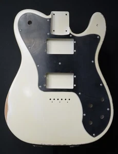RGH | Tele Deluxe Style Body White Erle / Alder, Nitro aged / relic + Pickg. - Bild 1 von 6