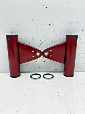 Orejas de horquilla delanteras Yamaha CT175 CT2 175 / soportes de faros + anillos de ajuste (1972) Foto 1 de 4