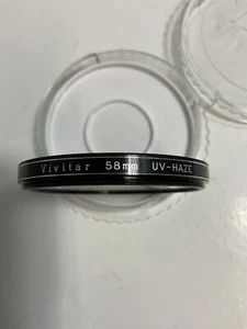 Vivitar UV Haze 58mm Lens Filter FoundArtShopCom - Picture 1 of 17