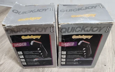 Due joystick QuickJoy I Turbo Commodore 64 (9 pin) in scatole - testati - Immagine 1 di 4