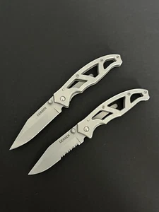 Gerber Paraframe I EDC Pocket Knife Plain or Serrated Blade - FREE SHIPPING - Picture 1 of 18