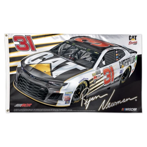 Ryan Newman 2018 Wincraft #31 Caterpillar 3 x 5 Deluxe Flag FREE SHIP Cover