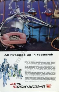 1961 General Telephone & Electronics GTE Phones PRINT AD Unique Gift Idea (1876) - Picture 1 of 1