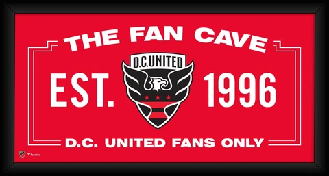 D.C. United Framed 10" x 20" Fan Cave Collage Cover