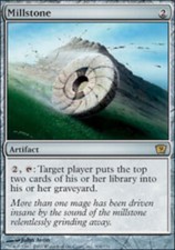 MTG-1x-Light Play, English-Millstone - Foil-9th Edition