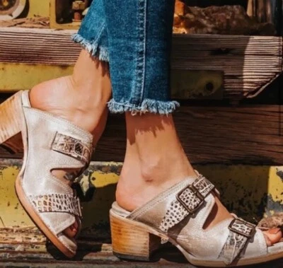 Sandalias de cuero para mujer Freebird Caprice talla/color Ice Multi Foto 1 de 4