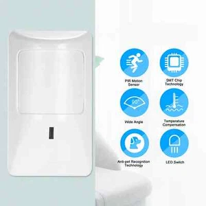 SENSORE DI MOVIMENTO INTERNO PIR VOLUMETRICO FILARE ALLARME ANTIFURTO TAMPER PET - Foto 1 di 5