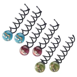 3 Pairs Twist Screw Hair Pin Bun Stick Spin Spiral Hair Pin Clip Hair Bun Sty... - Picture 1 of 5