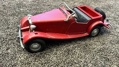 BRINQUEDOS MODELO DOEPKE VINTAGE MG-TD METAL DÉCADA DE 1950 VERMELHO 100% ORIGINAL - Imagem 1 de 4