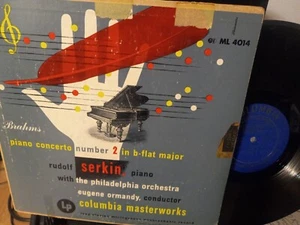 Bahms Piano Concerto number 2 Serkin Ormandy Columbia ML 4014 - Picture 1 of 4