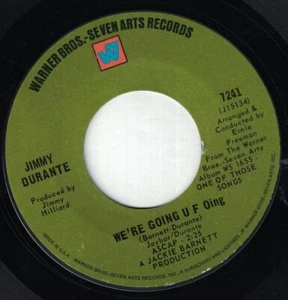JIMMY DURANTE MAURICE CHEVALIER DEAR WORLD & WE'RE GOING U F OING WB 45 VG+ - Picture 1 of 2