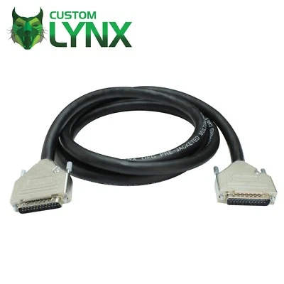 Custom Lynx 25 PIN DSUB to 25 PIN DSUB Loom - DB25 to DB25 Cable Lead Snake PRO