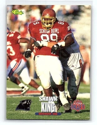 1995 Classic Shawn King Carolina Panthers #95 - Image 1 of 2