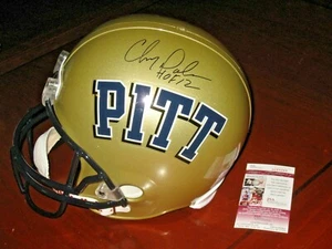 Chris Doleman signed Pittsburgh Panthers HOF 2012 Full Size Helmet JSA PROOF - Picture 1 of 4